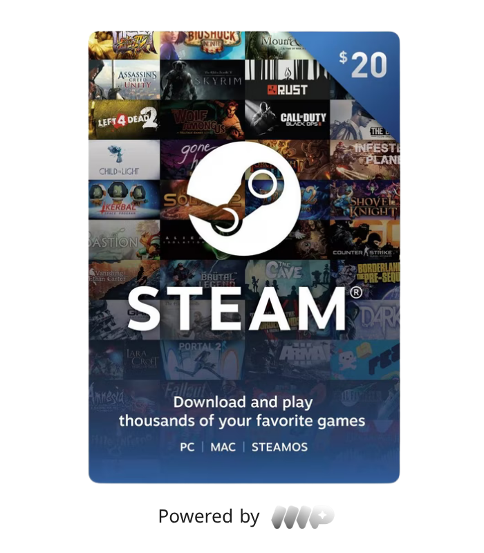 بطاقة Steam 20$