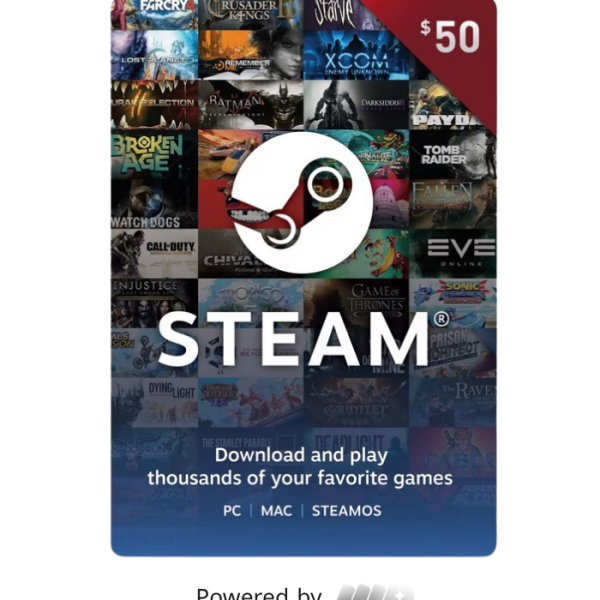 بطاقة Steam 50$