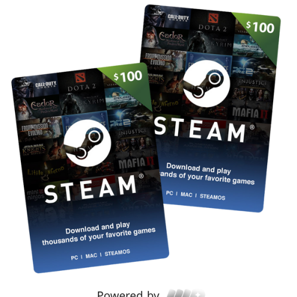 بطاقة Steam 100$