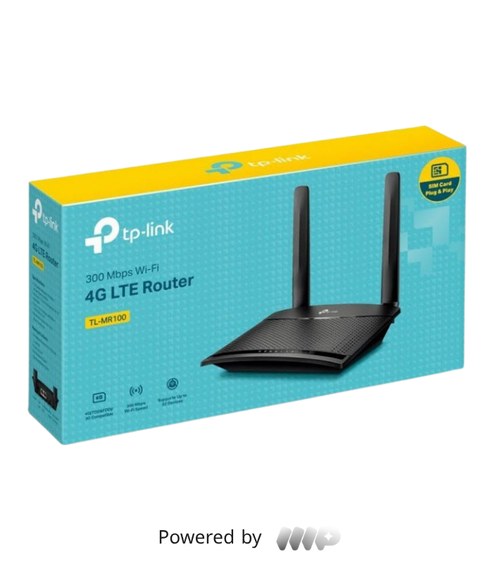 TP-Link 4G LTE Router TL-MR100 300 Mbps Wireless
