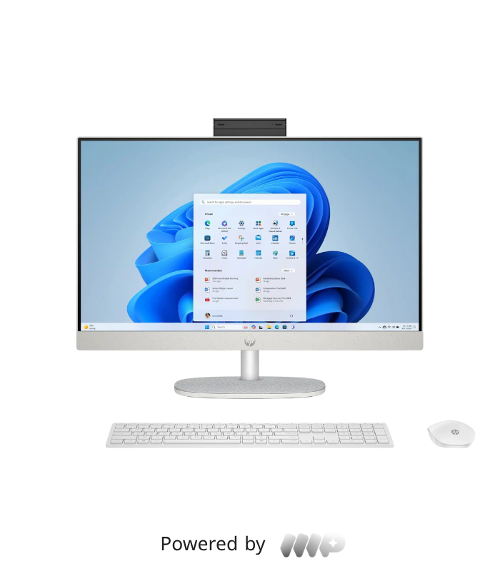 HP All-in-One Desktop AI Without Touch Screen 24-CR2006NJ / C93G3EA - Shell White